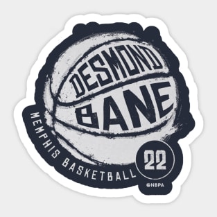 Desmond Bane Memphis Basketball Sticker